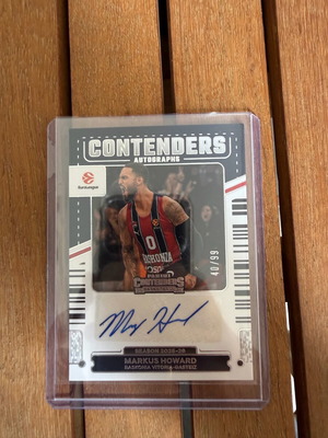 Euroleague Contenders Markus Howard Autograph Card numbered 40/99