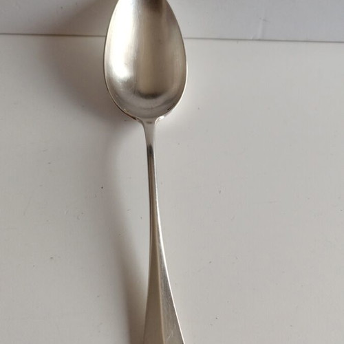 Christofle Large Serving Spoon Baguette Fidelio used, 27cm