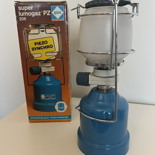 Campingaz Super Lumogaz PZ 206 Gas Lamp new, set of 2