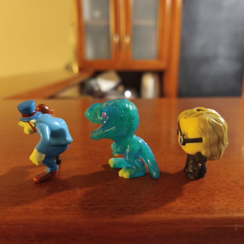 Kinder figures like new, Madeye Moody, Dr Jekyll and Mr Hyde, Jurassic World