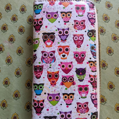 Women's wallet new large with owl design