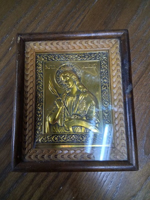 Saint Catherine Icon used from Tinos year 1985