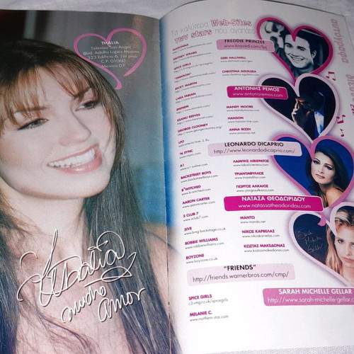 Katerina magazine insert new with autographed photos and addresses