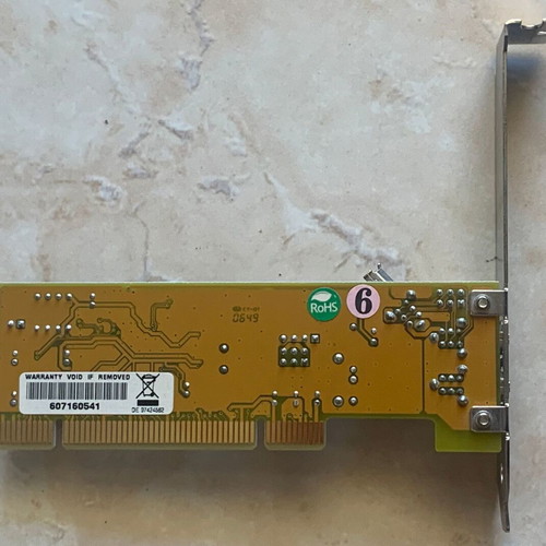 PCI Card EX-6450 with 3 FireWire Ports used