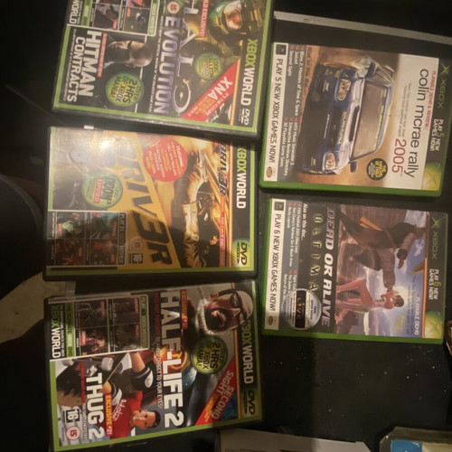 Xbox original demo disks lot, 5 items