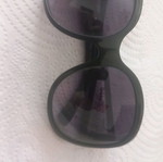 Salvatore Ferragamo sunglasses black like new with zirconia