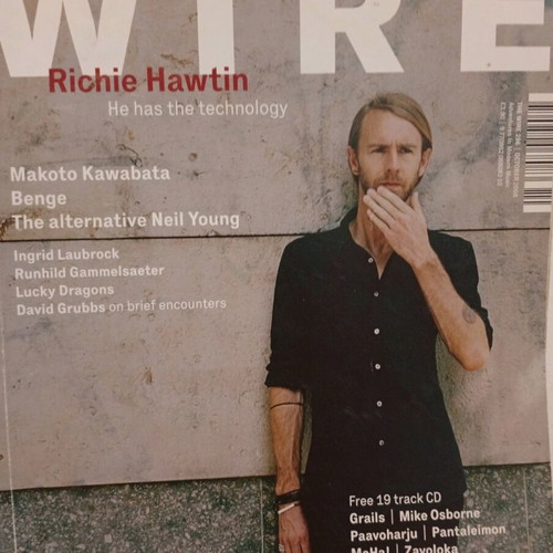 Wire Adventures In Modern Music magazine used with Richie Hawtin