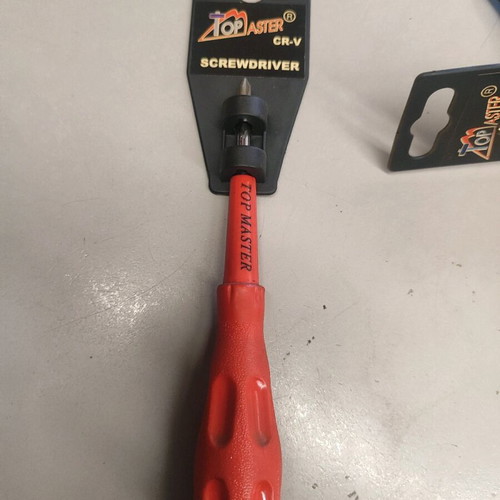 Handheld slotted screwdriver 5x75