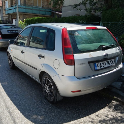 Ford Fiesta 2003 used, 1.4L, 75hp, LPG, manual, silver hatchback
