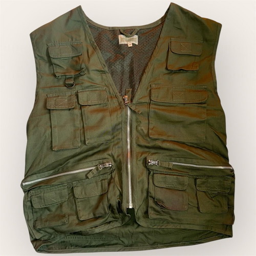Earthbound Tactical Utility Vest size M like new, olive green