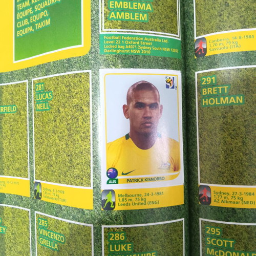 Panini FIFA World Cup South Africa 2010 sticker album, collectible