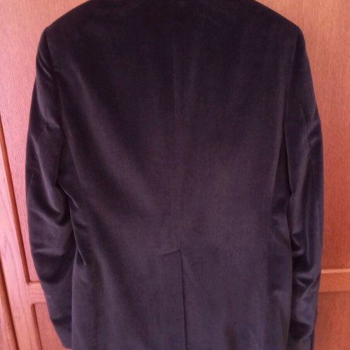 Dolce & Gabbana men's blue velvet jacket XL new