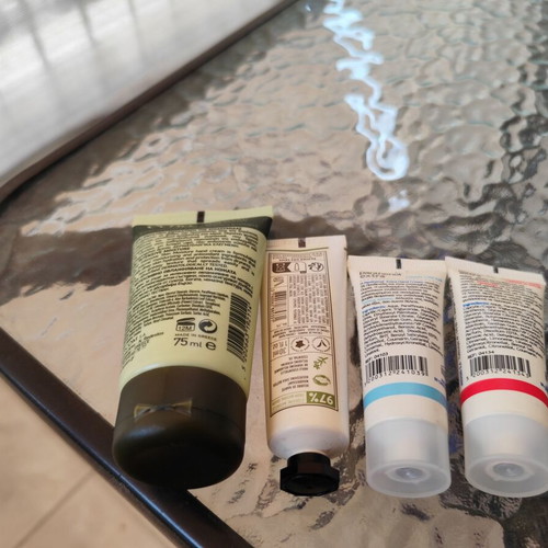 Hand and nail creams new, all together