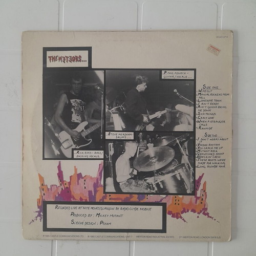 The Meteors Live vinyl record