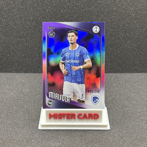 2025 Topps UEFA CC Robin Mirisola RC #26 Genk near mint