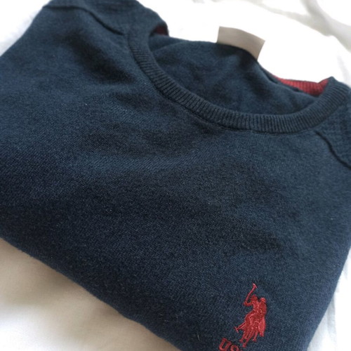 U. S POLO Men's Long Sleeve Shirt XL Like New Dark Blue