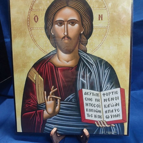 Wooden Christ image new 30x40cm