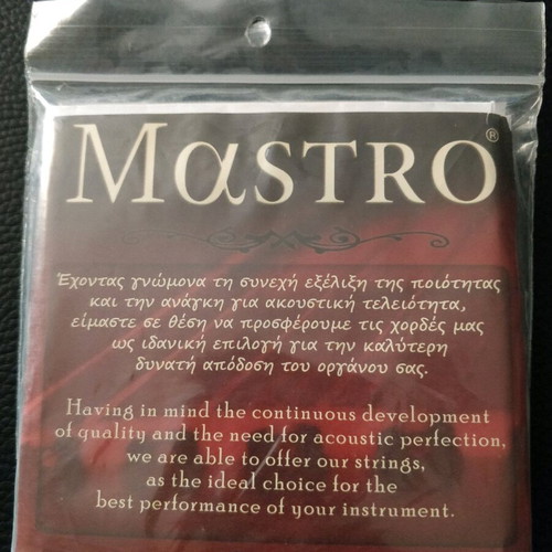 Mastro acoustic guitar phosphorus bronze medium strings with 3 picks set new