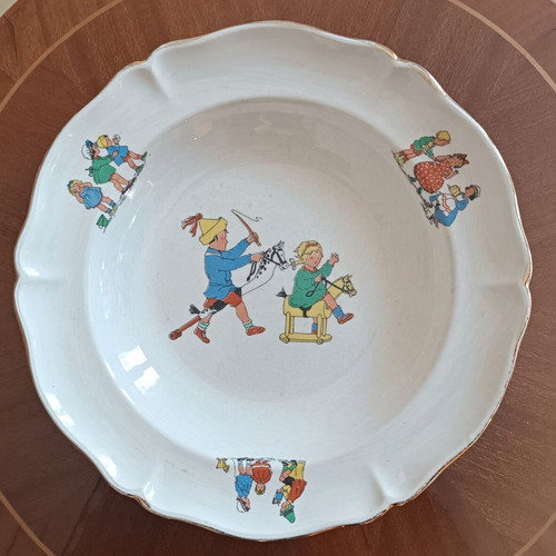 Villeroy & Boch porcelain children's dinnerware vintage used