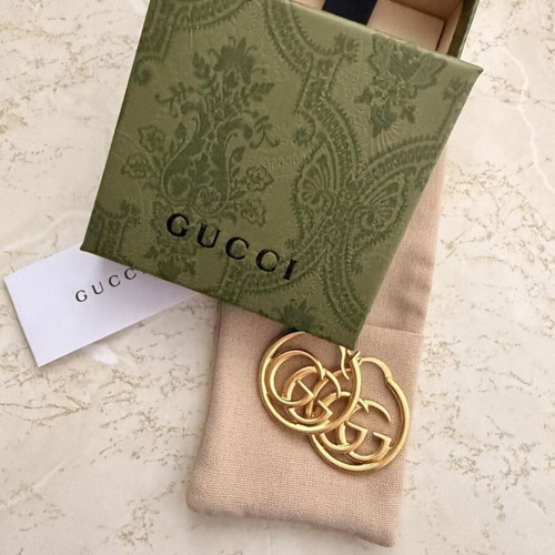Gucci GG Hoop gold-tone earrings