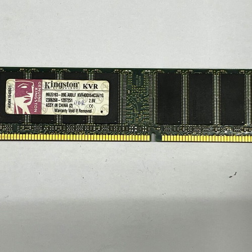 Kingston Ram Memory 1GB KVR400X64C3A/1G used DDR1 400MHz
