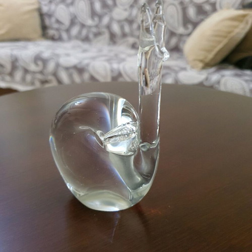 Crystal snail figurine like new