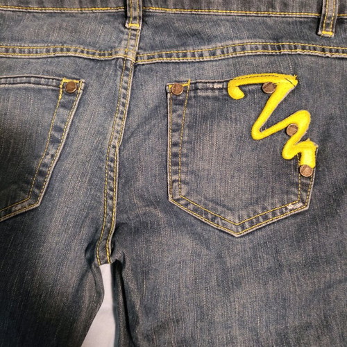 Toi&Moi jeans used, straight fit, back pocket design, low rise