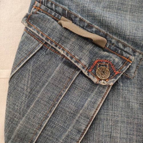 Miss Sixty Cargo Jeans like new, washed denim, size 25