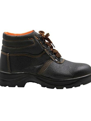 Παπούτσια ασφαλείας εργασίας καινούργια, μέγεθος 45, μαύρα μποτάκια