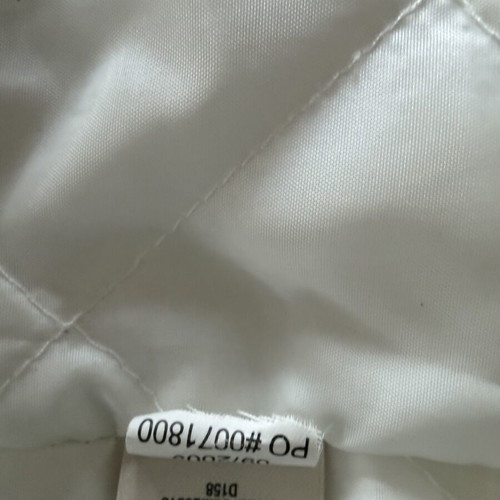 Juicy Couture Vintage Down Puffer Coat, white, size M