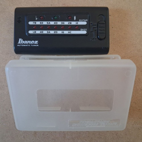 Ibanez automatic tuner for electric guitar and bass used