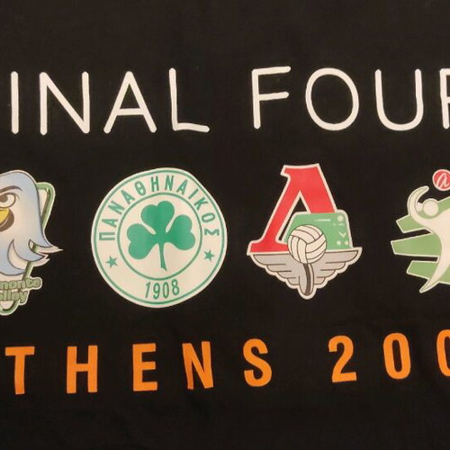 Panathinaikos Volleyball Final Four Athens 2009 Medium Unworn