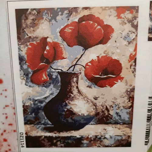 DIY painting kit new with 40x50 canvas