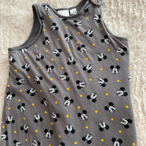 H&M Disney Mickey Mouse Jersey Sleeping Bag like new, 1-2 years