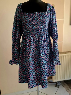Lilly Pulitzer βαμβακερό φόρεμα baby doll καινούργιο, μέγεθος L-XL, πολύχρωμο