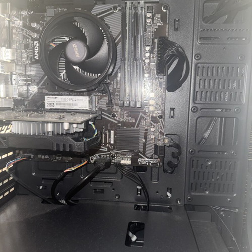 Turbo-X Erebus E5541 Desktop PC with AMD A520, 8GB RAM, 256GB SSD, 1TB HDD, Radeon RX 550