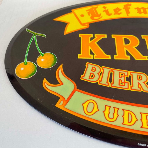Vintage Liefmans Kriek Oudenaarde Beer Sign 1993 used