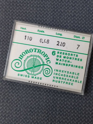 Horotropic watch replacement new, Swiss made