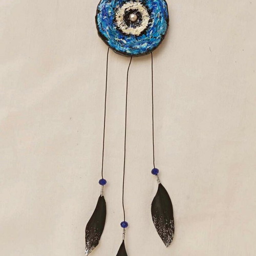 Handmade Hanging Wall Decor Eye Dreamcatcher New