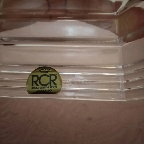 Vintage crystal figurine of two dancers like new