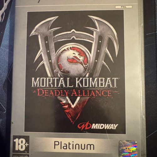 Mortal Kombat Deadly Alliance PlayStation 2 case like new without disc