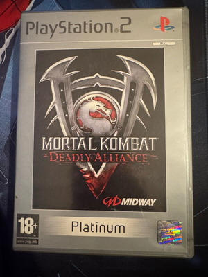 Mortal Kombat Deadly Alliance PlayStation 2 case like new without disc