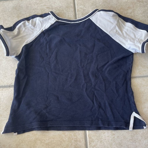 United Colors of Benetton blouse used, size M, white and blue