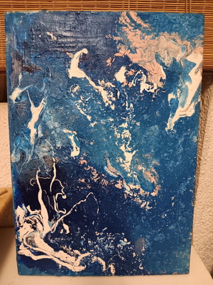 Painting used, abstract art