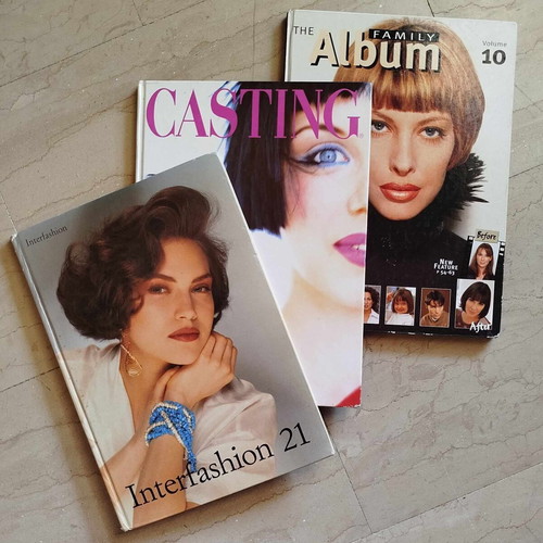 Hairdressing catalogs used, set of 3 books