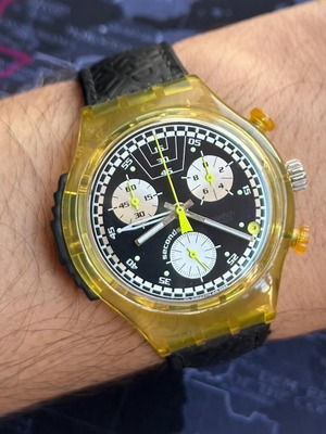 Swatch SOK400 Chrono Alarm Ramoneur vintage 1999 μεταχειρισμένο