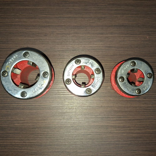 Plumbing Ratchet Die Set 1/2" - 1" new without case