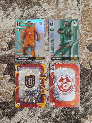 Adrenalyn cards FIFA World Cup 2026 like new, set of 4