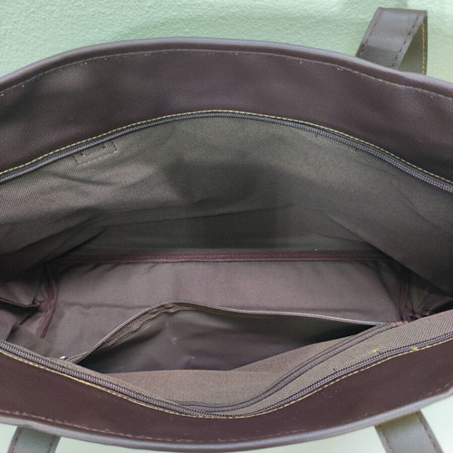 Tote shopping beach bag new with zipper pocket and reinforced bottom