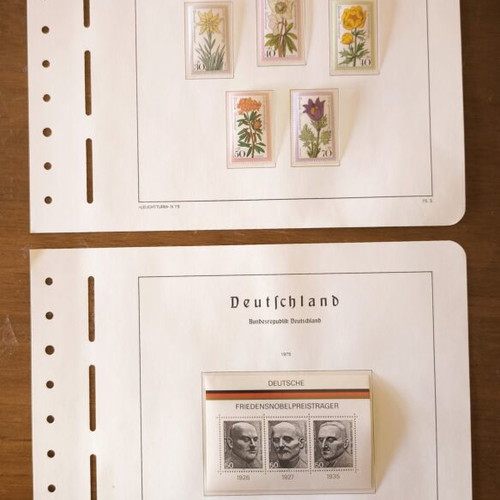 Authentic collectible stamp sheets Germany Bundesrepublik Deutschland